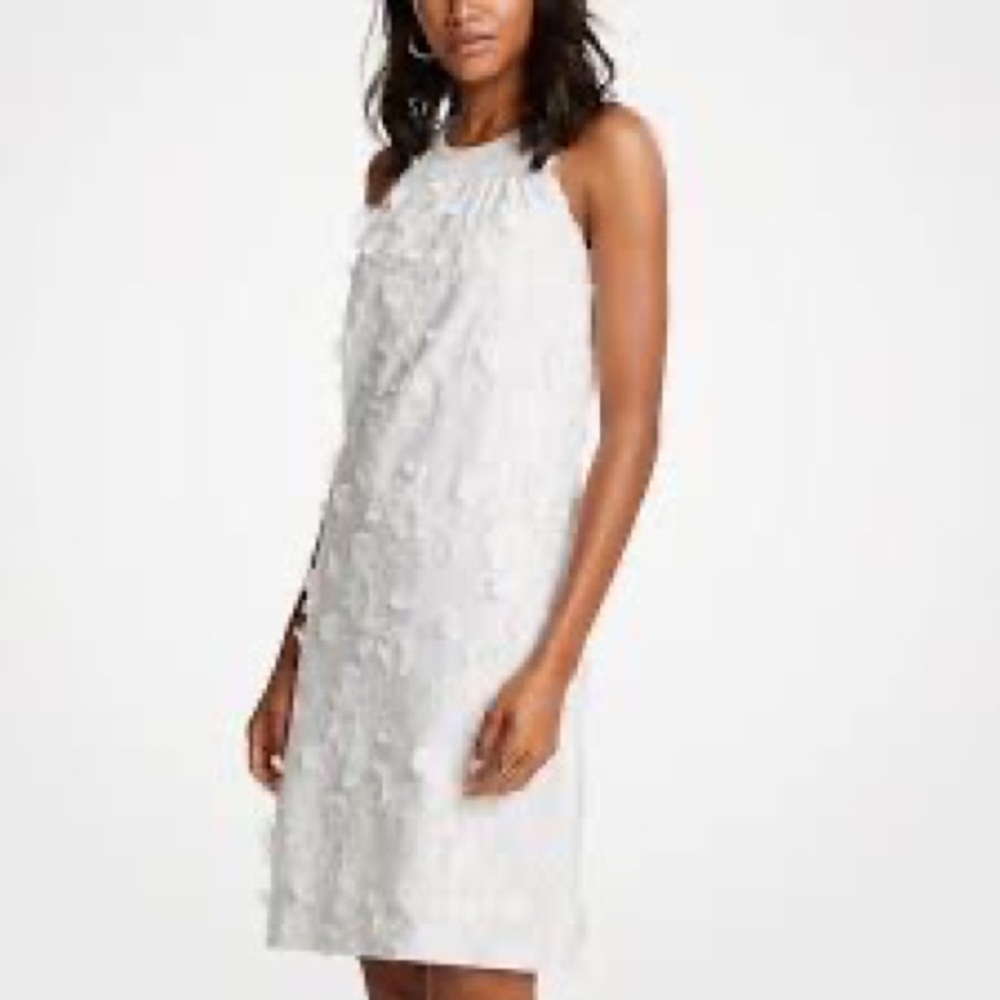 Ann Taylor Floral Appliqué Dress NWT